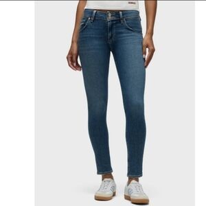 Hudson Jeans Women's Collin Lowrise Skinny Flap Jean Dark-Wash Size 27 Straight